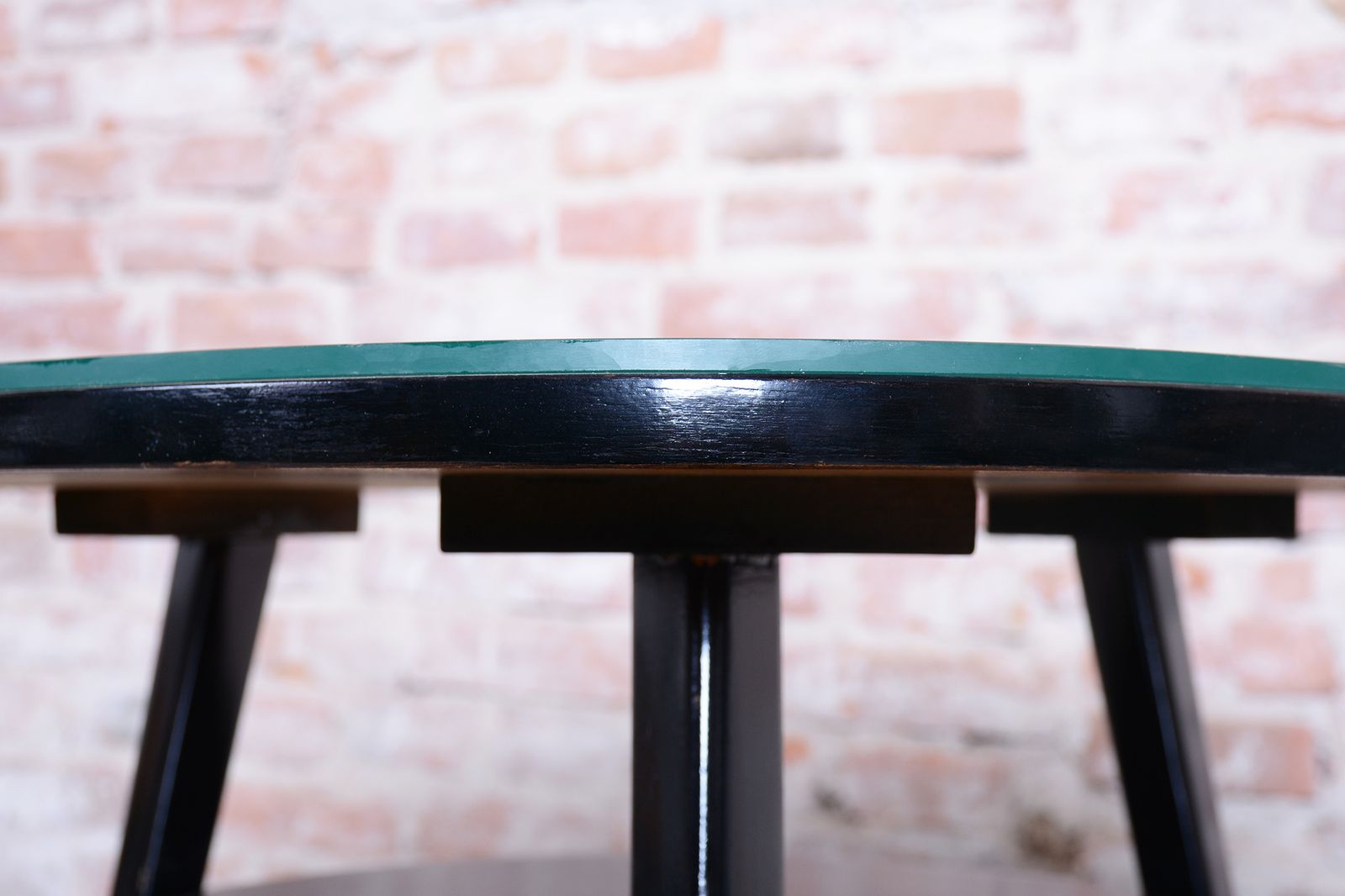 Restored Mid  Century Coffee Table, Beech, Oak, Glass, Polish, Czech, 1950s photo vinterior