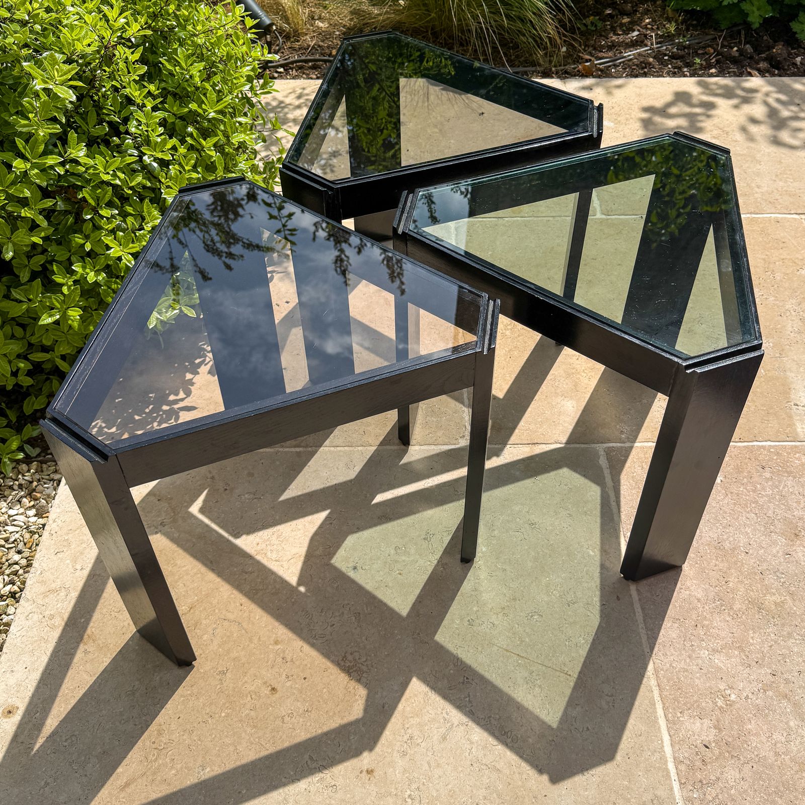 Italian Stackable Side Tables By Porada Arredi photo for sale