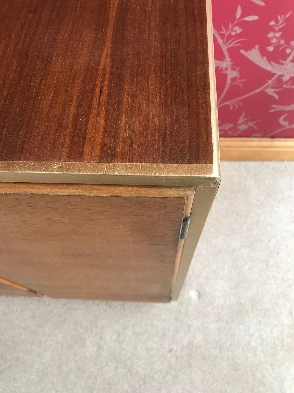 photo furniture Vintage Utility Sideboard By Castle Furniture In Teak Veneer From 1955