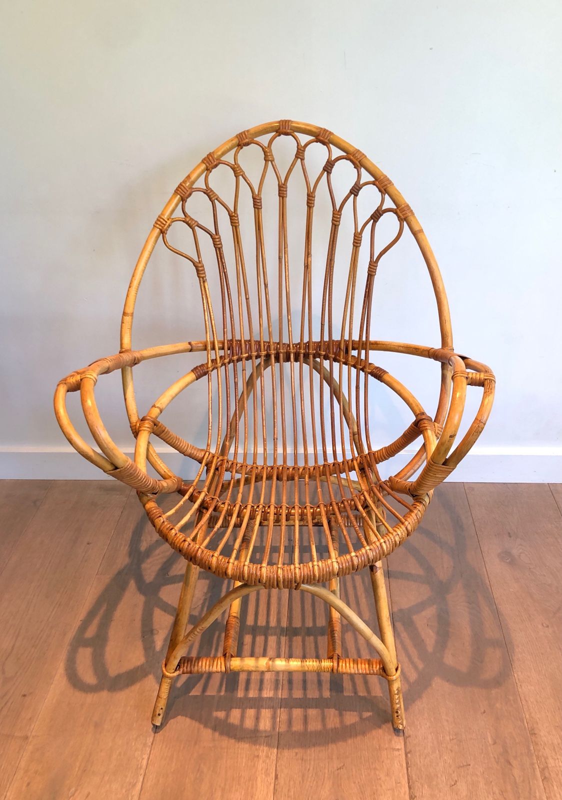Pair Of Rattan Armchairs, 1970s photo vinterior