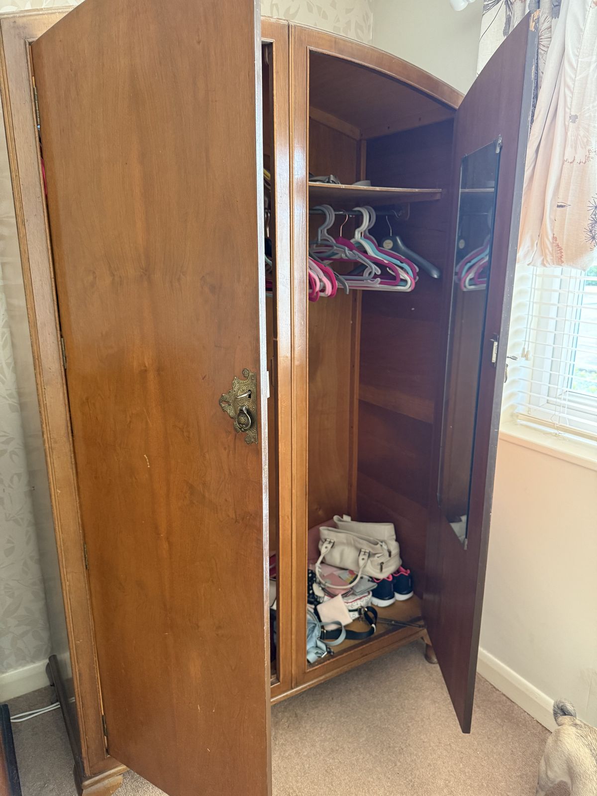 Double Wardrobe   Oak / Dark Wood   Solid Wood photo furniture
