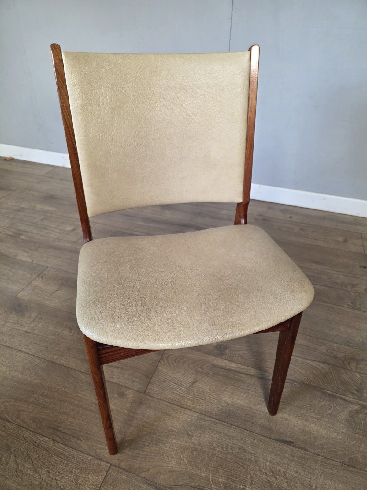 Set Of 6 Danish Rose Wood Dining Chairs Erik Buch photo furniture