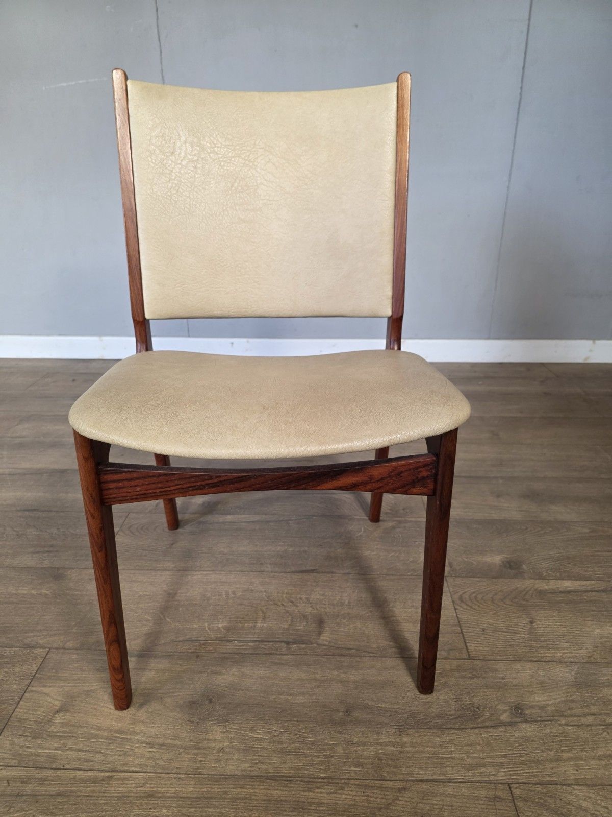 Set Of 6 Danish Rose Wood Dining Chairs Erik Buch photo 675.0