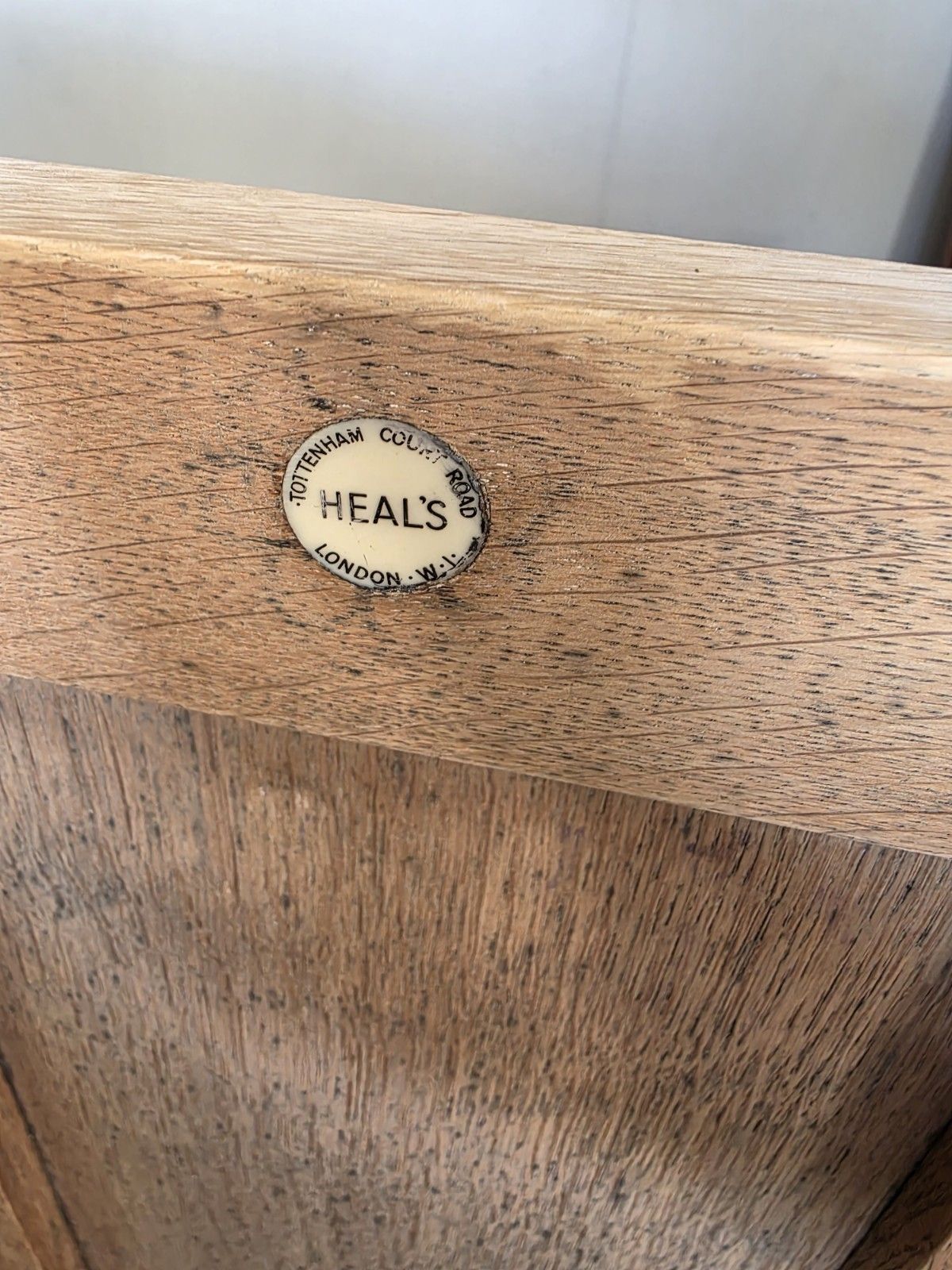 Heals Of London Limed Oak Wash Stand photo vintage
