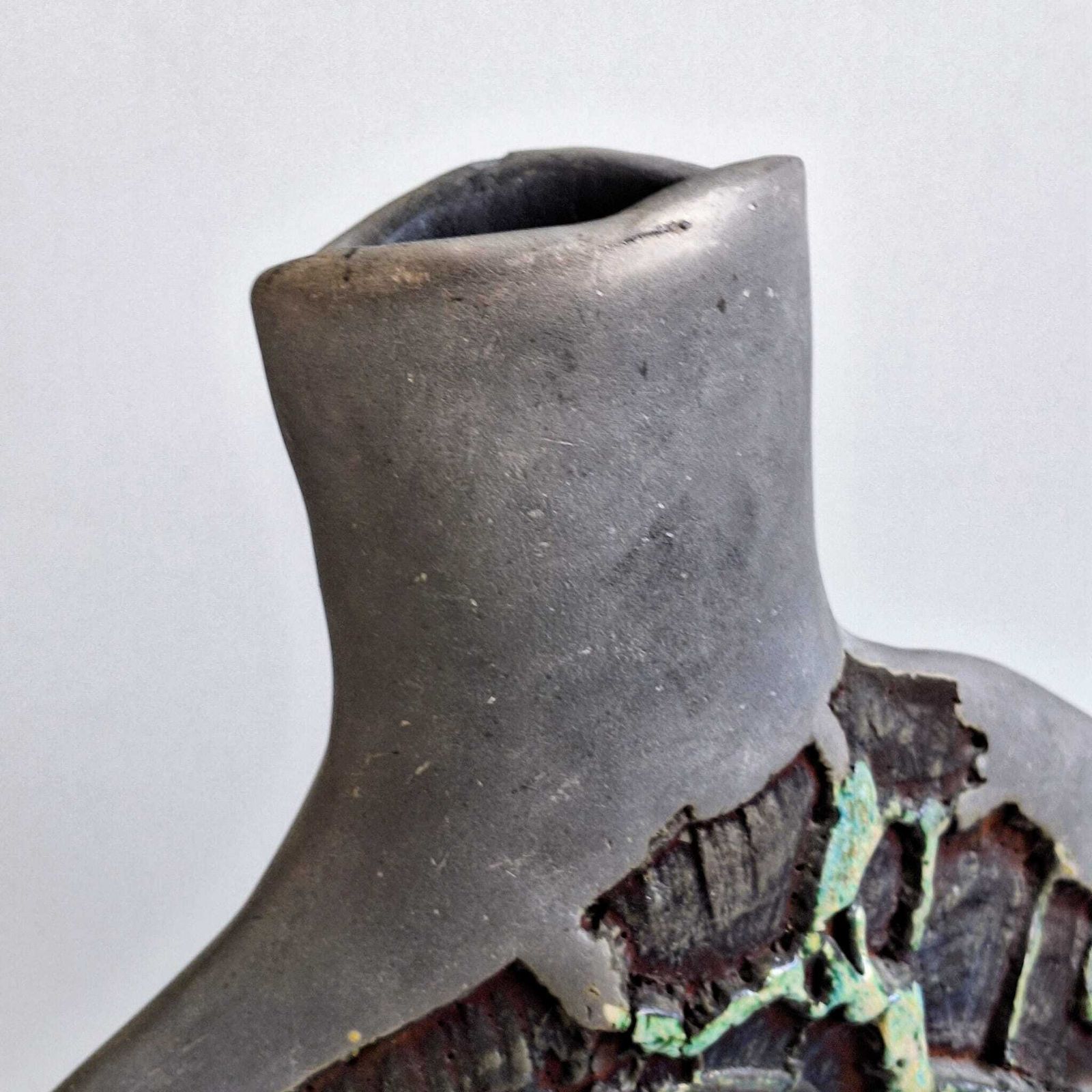 photo for sale Raku Ceramic Vase Designed By André Sas