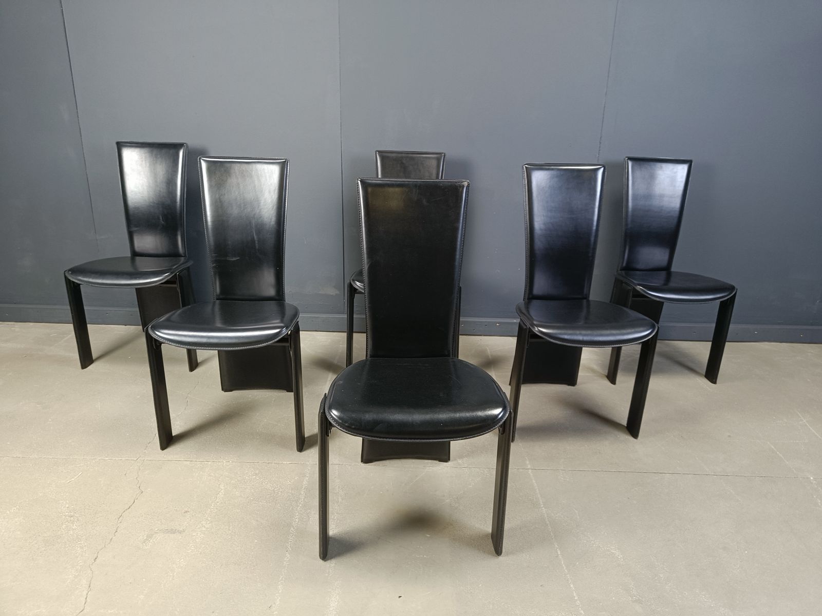 Vintage Dining Chairs By Pietro Costantini, 1980s, Set Of 6 photo Furniture