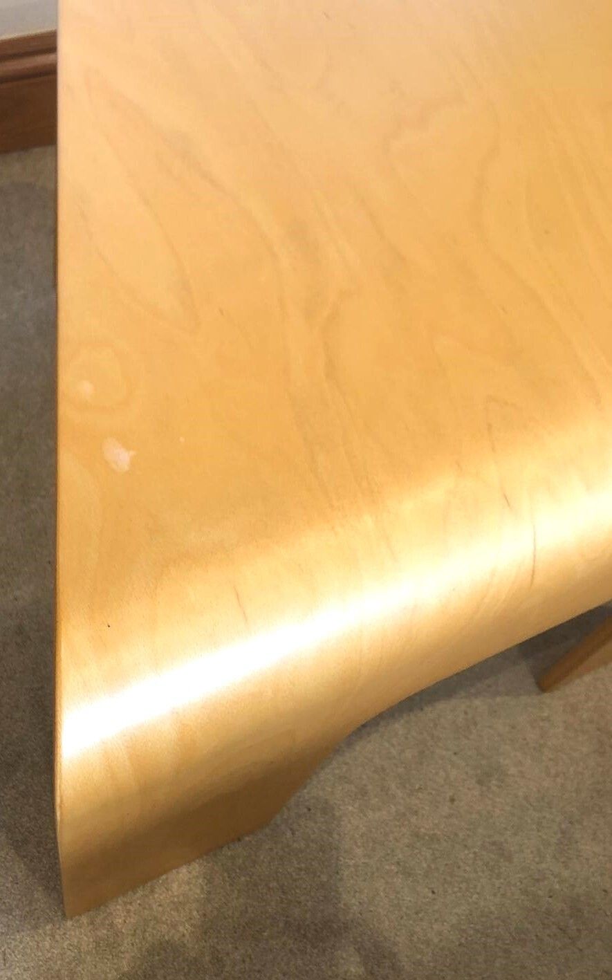 Beautiful Vintage Bentwood Ekornes Stressless Table (Another Matching Available) photo for sale