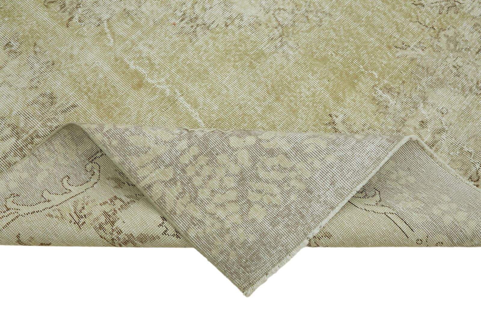 7x10 Beige Turkish Vintage Area Rug   46071 photo vinterior