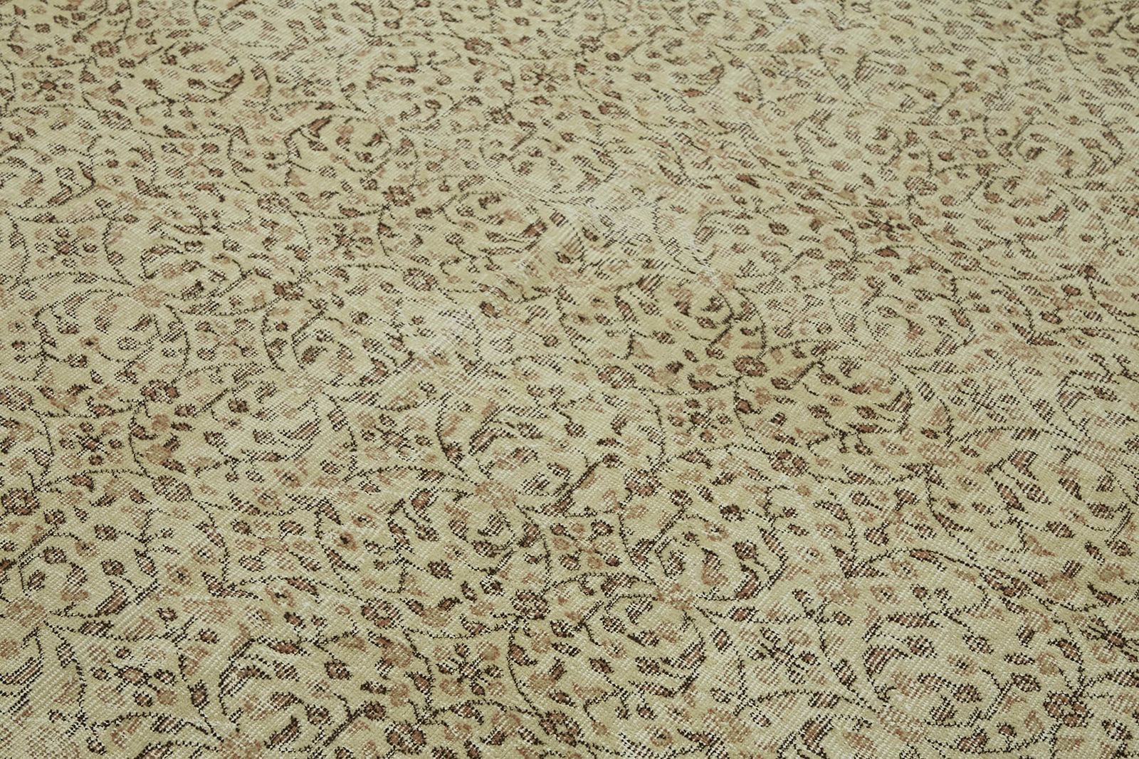 7x10 Beige Turkish Vintage Area Rug   46069 photo 679.0