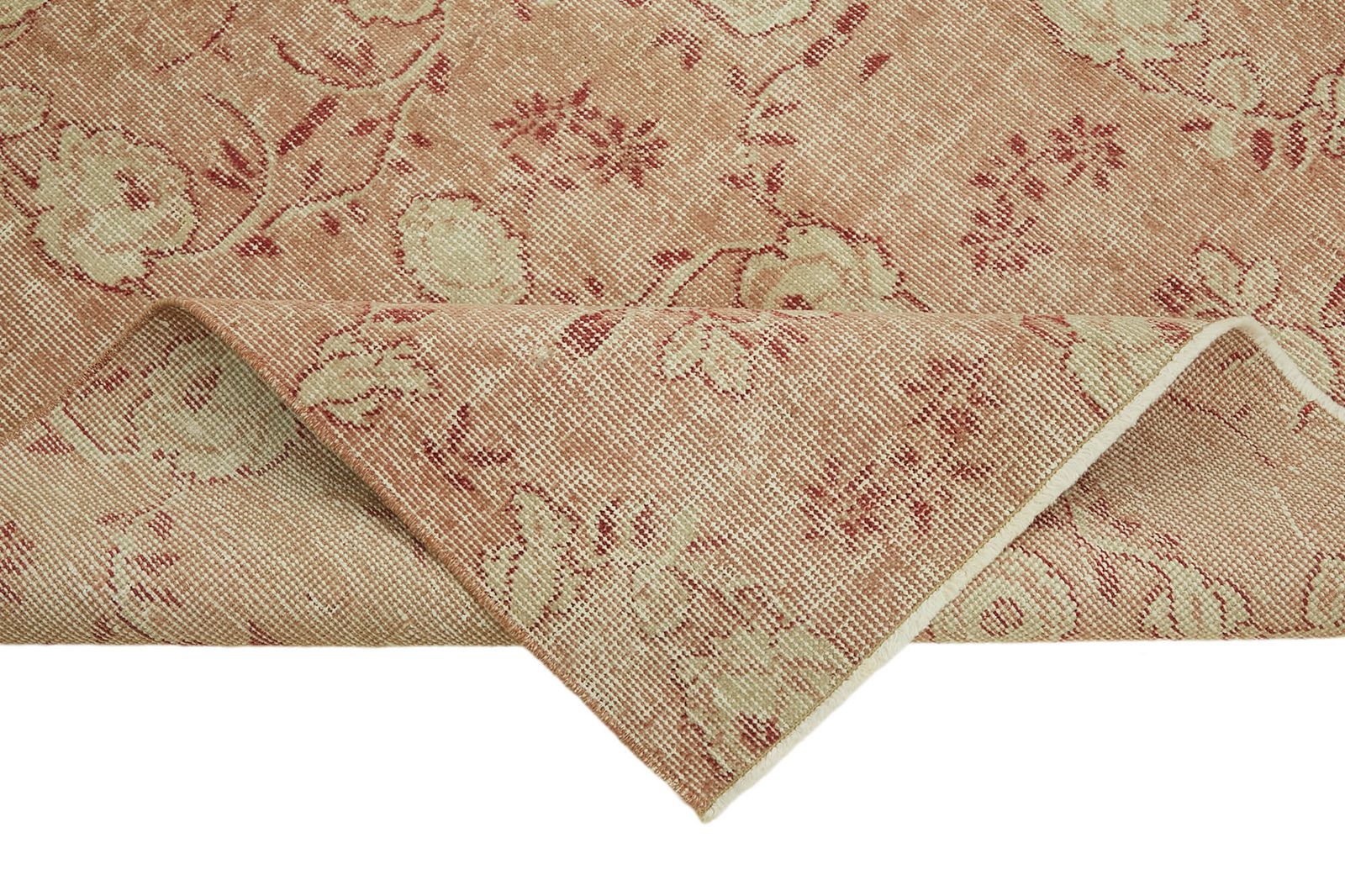 4x6 Beige Turkish Vintage Area Rug   45925 photo vinterior