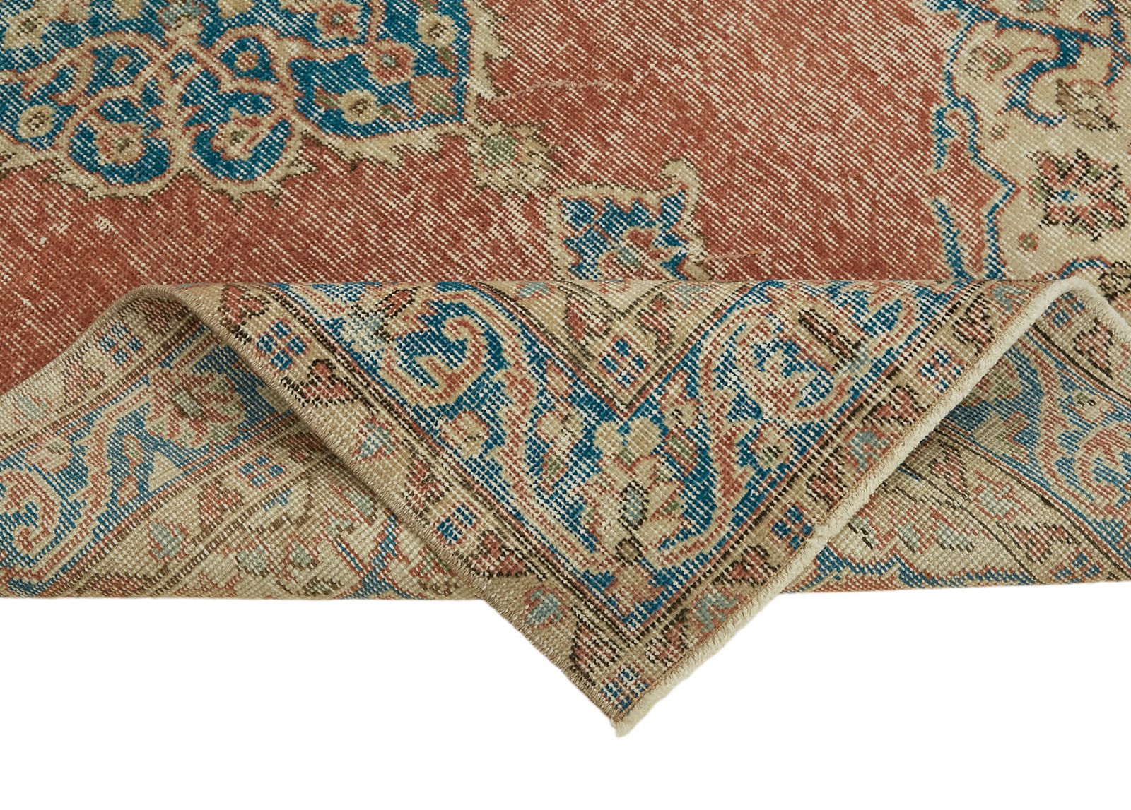 4x6 Red Turkish Vintage Area Rug   45894 photo vinterior