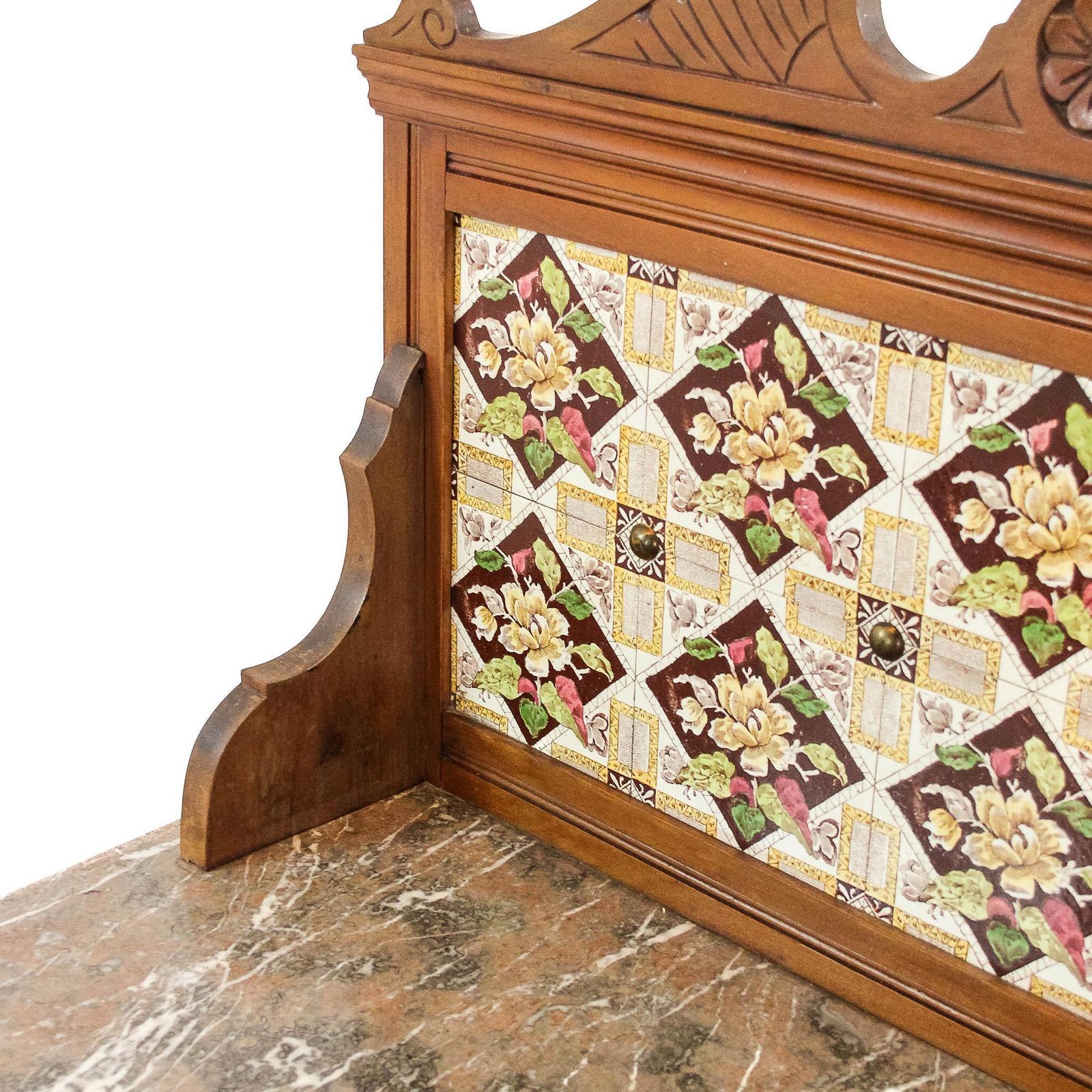 Antique Edwardian Marble Top Washstand | Antique Washstand | Marble Top | Bedroom Furniture | Antique (M 6032) photo for sale