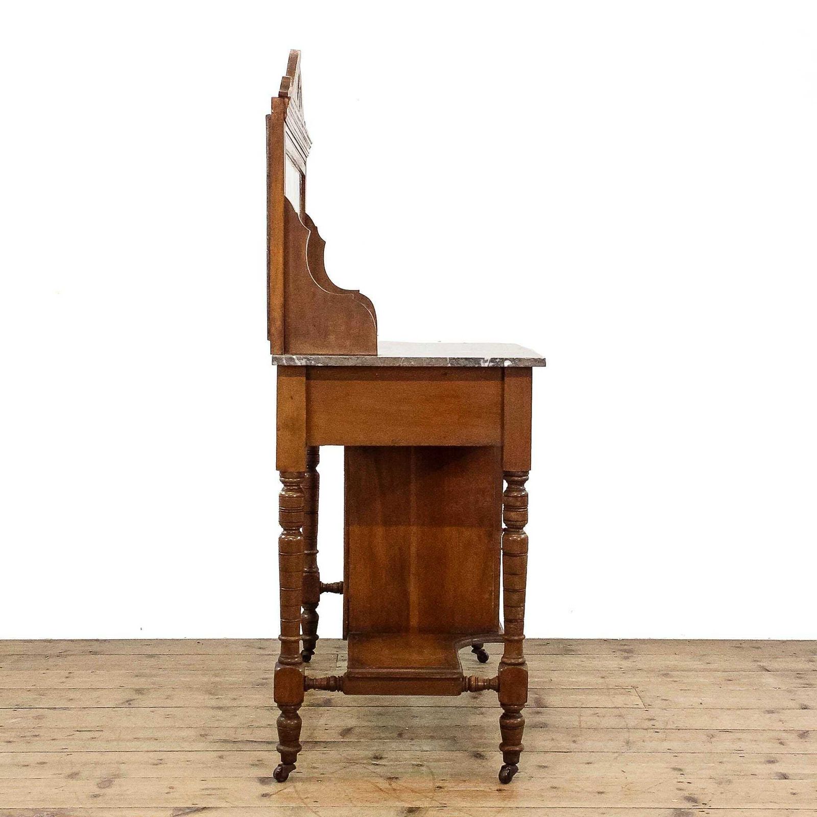 Antique Edwardian Marble Top Washstand | Antique Washstand | Marble Top | Bedroom Furniture | Antique (M 6032) photo 495.0
