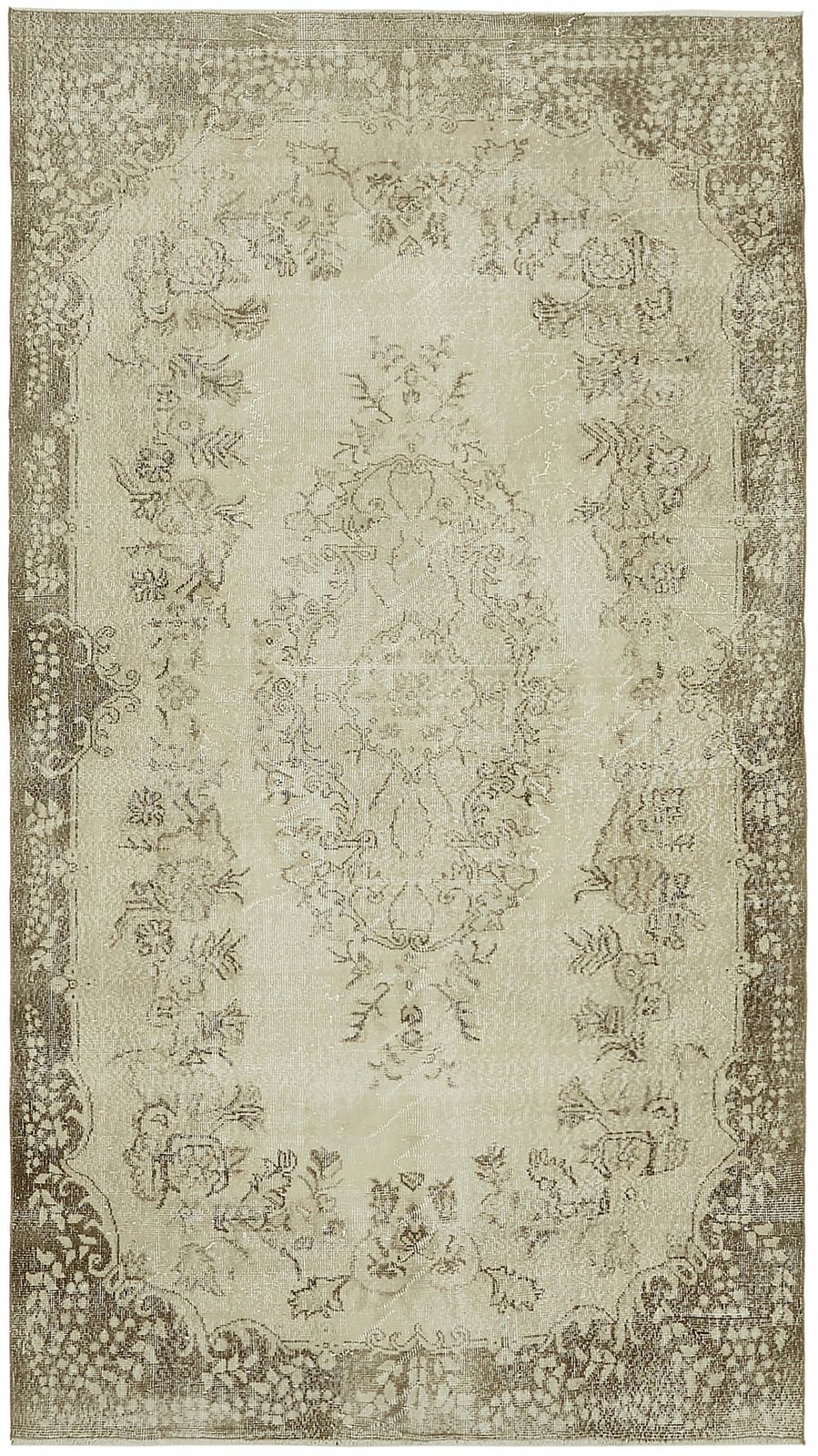 Tapis vintage turc beige, 180 x 300