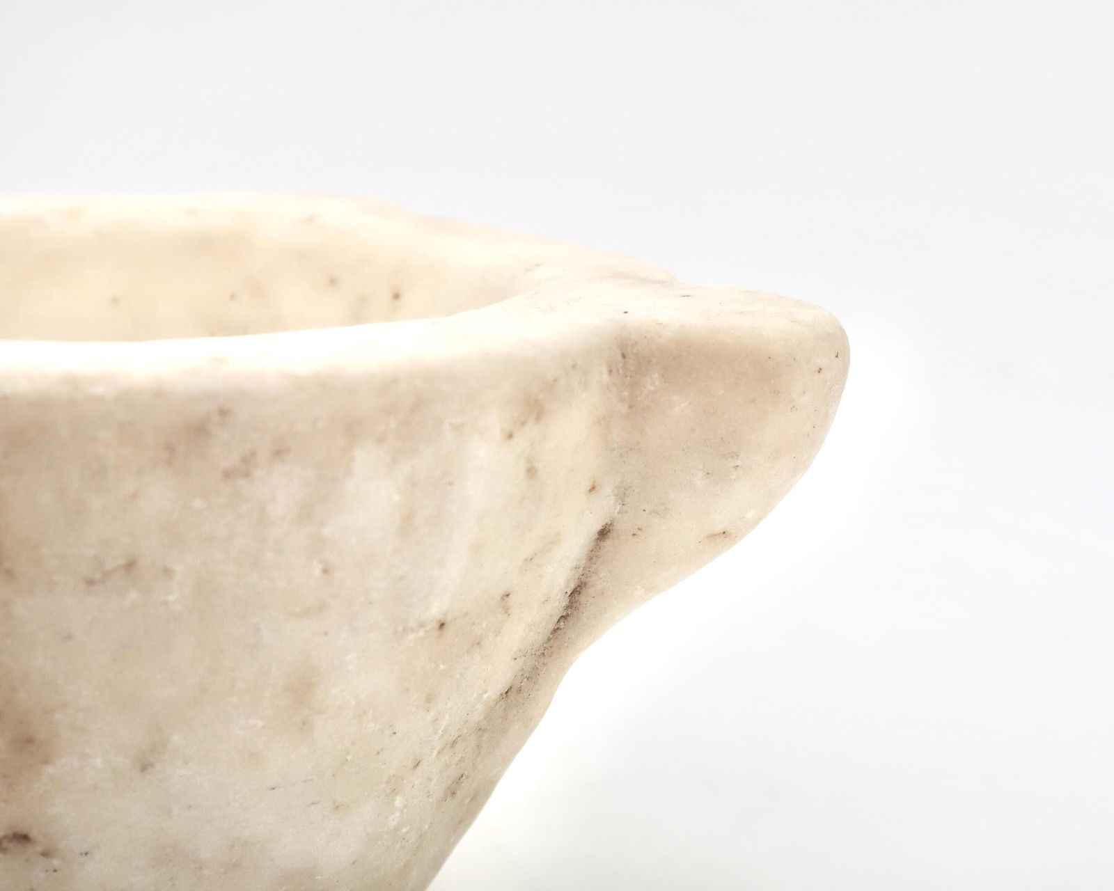 French Antique Stone Mortar And Wood Pestle   19th Century / France, Wabi Sabi, Rustic, Country, Primitive, Farmhouse, Shabby Chic photo vinterior