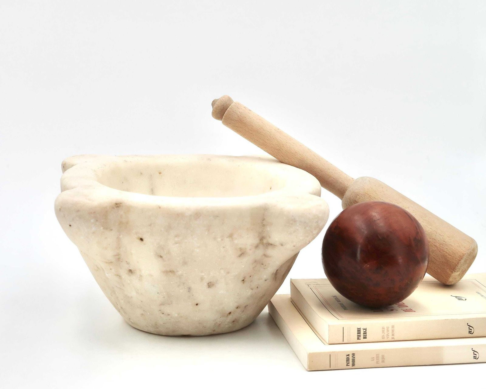 photo furniture French Antique Stone Mortar And Wood Pestle   19th Century / France, Wabi Sabi, Rustic, Country, Primitive, Farmhouse, Shabby Chic