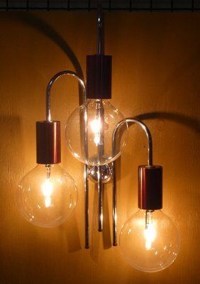 1970s Waterfall Wall Lamp Attributed To Robert Sonnemann, USA photo furniture