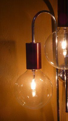 1970s Waterfall Wall Lamp Attributed To Robert Sonnemann, USA photo buy