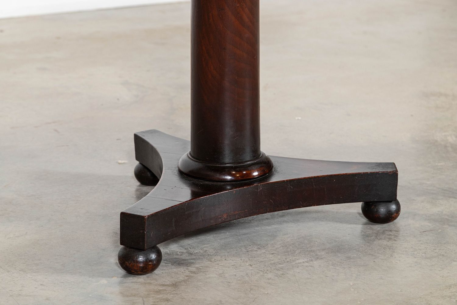 19thc English Mahogany Dumbwaiter Side Table photo Furniture