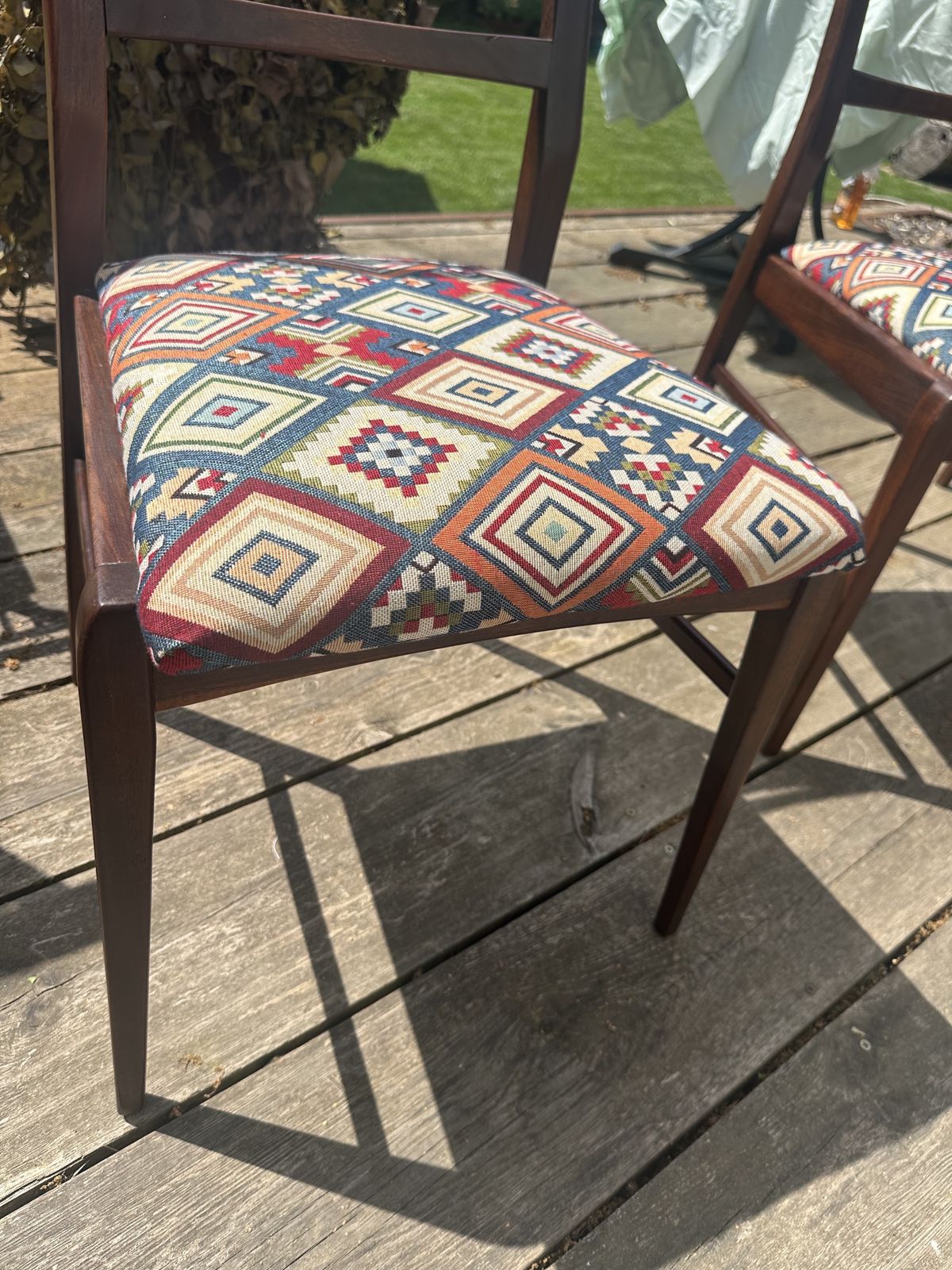 photo for sale 1960s Period Teak/Afromosia Extendable Dining Table And Four Chairs