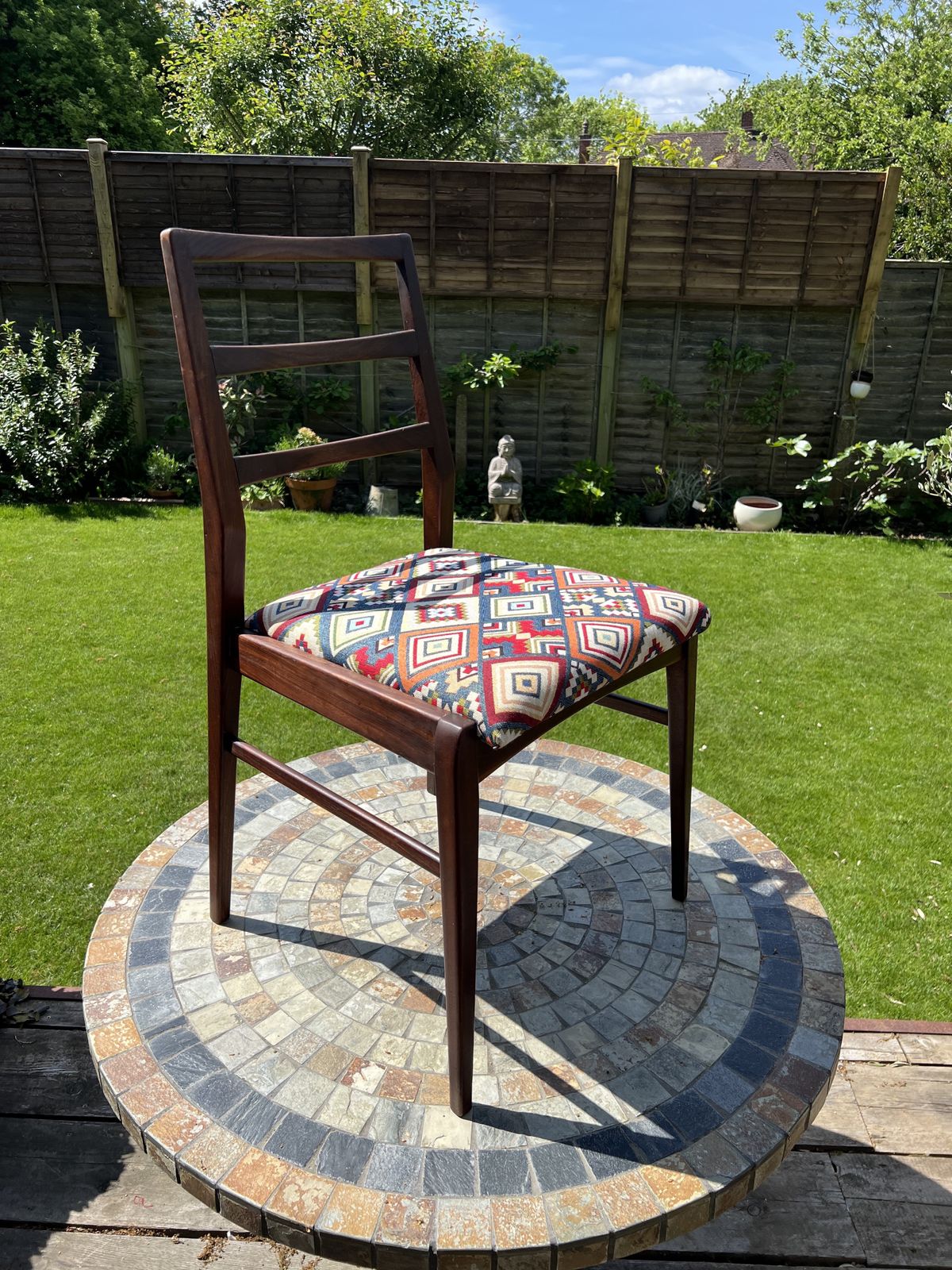 photo buy 1960s Period Teak/Afromosia Extendable Dining Table And Four Chairs
