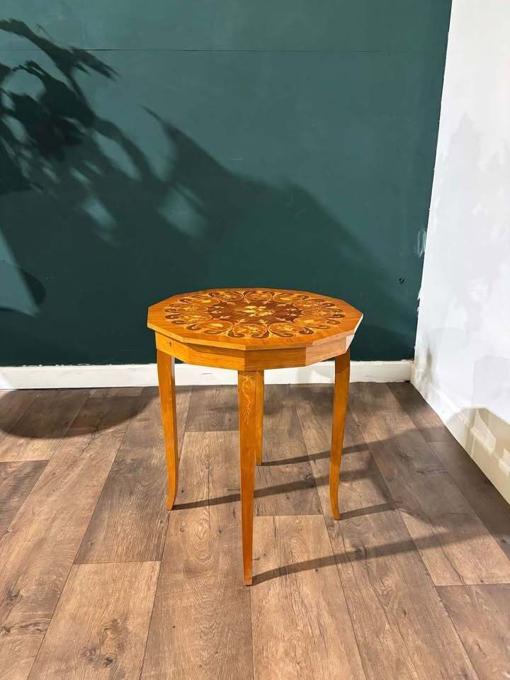 Marquetry Inlaid Sewing Table photo vinterior