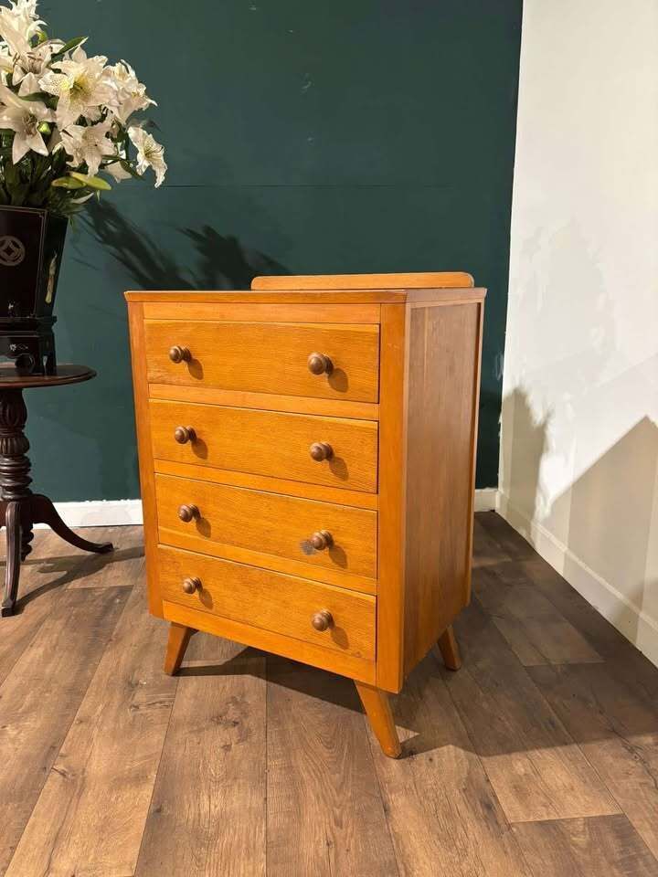 Mid Century Four Drawer Chest