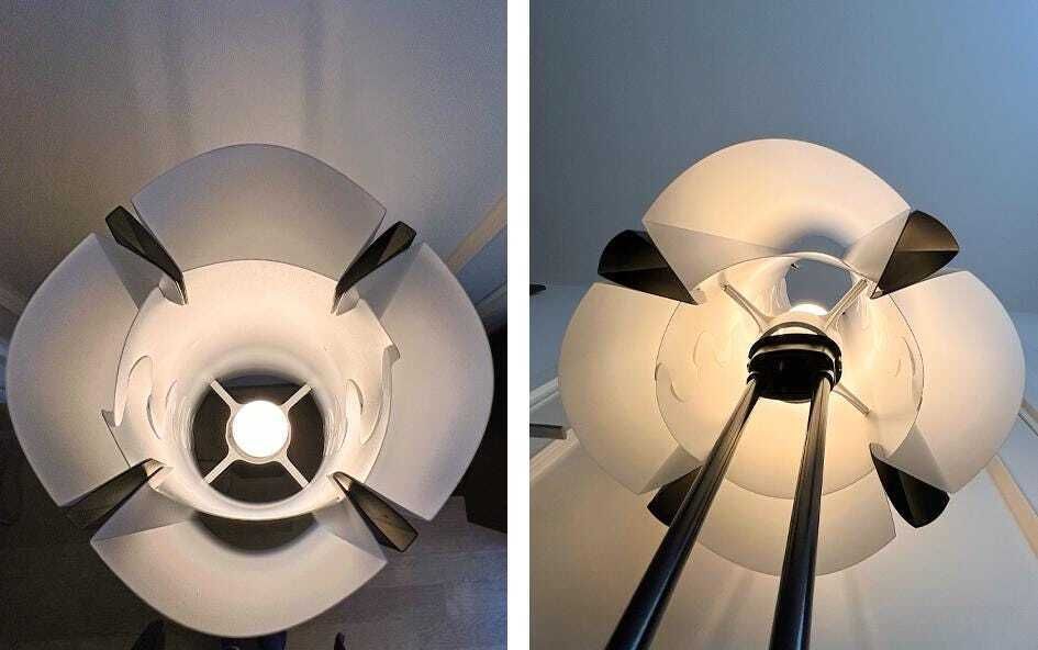 Vintage Ikea Xl Vloerlamp 'Vistofta' | Ontwerp Van Gunner Jensen | Uitstekende Staat | Collector's Item | Scandinavisch Design photo vintage