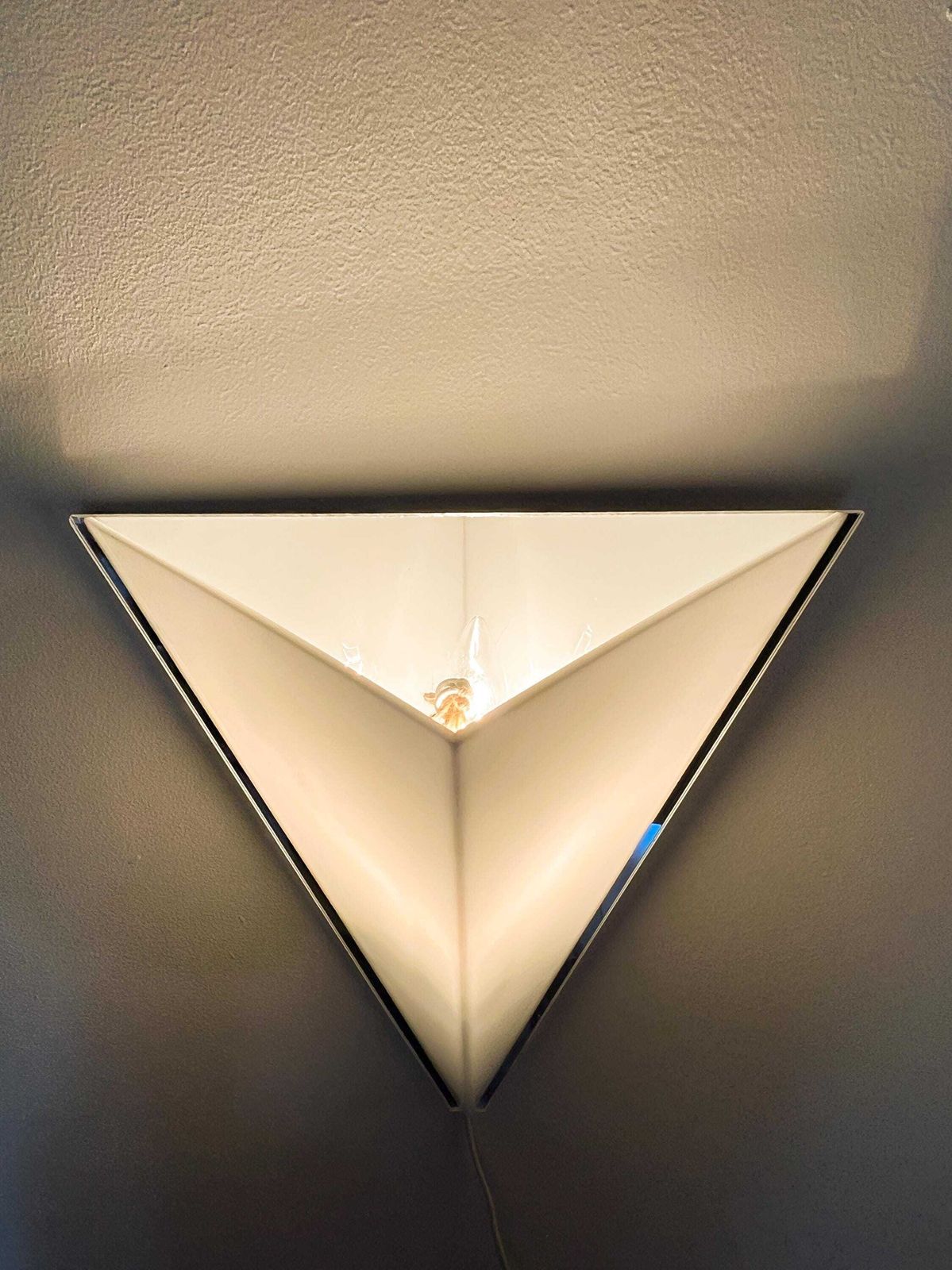 Vintage 'Harco Loor Design' Wall Lamp (Large)   Dutch Design – Triangle photo buy