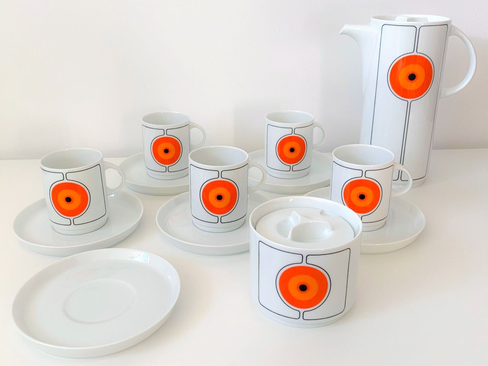 Thomas Rosenthal Eclipse, Collector's Item, Set Van 2x Kop + Schotel photo Woonaccessoires