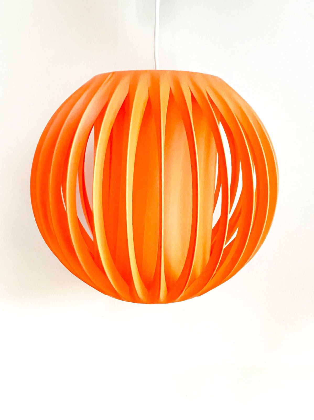Vintage Hanglamp   Dutch Design   Oranje   Space Age   Pop Art photo furniture