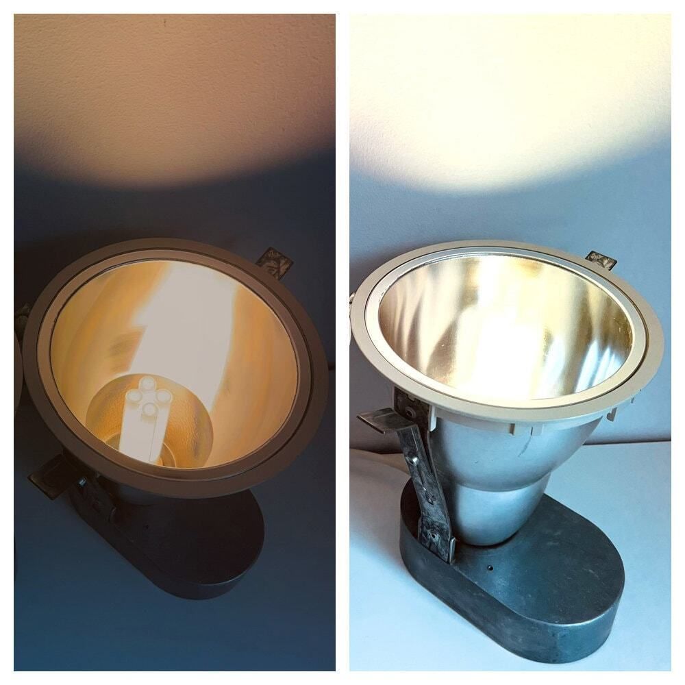 Iguzzini Set Of 3 Spotlights   Industrial Spotlights   Italian Design photo 159.0