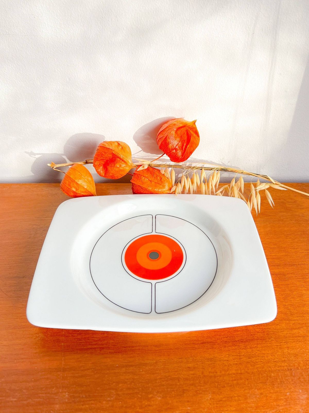 Thomas Rosenthal Eclipse   Medium Rectangular Serving Platter 19 X 15.5 Cm, Collector's Item