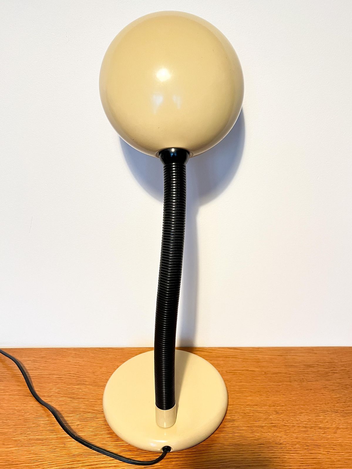 Vintage Schmidt Model 7001 Desk Light With Flexible Gooseneck   Mushroom   Space Age   Cobra – Mcm   Eye Ball photo vinterior