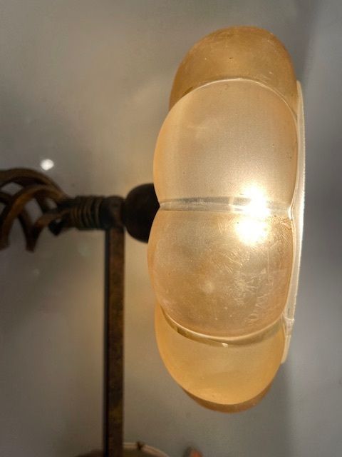 Murano Glass Wrought Iron Sconces Set Of 2 1960’s photo buy