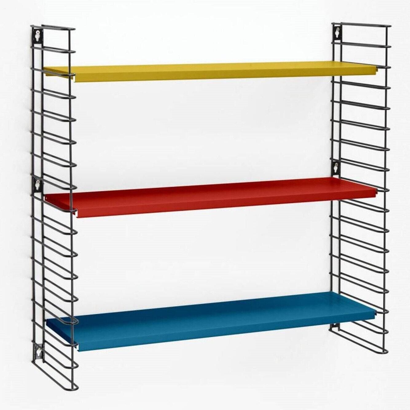 Original Retro Tomado Holland Wall Rack, Yellow Shelves , Dutch Design By Adriaan Dekker photo buy