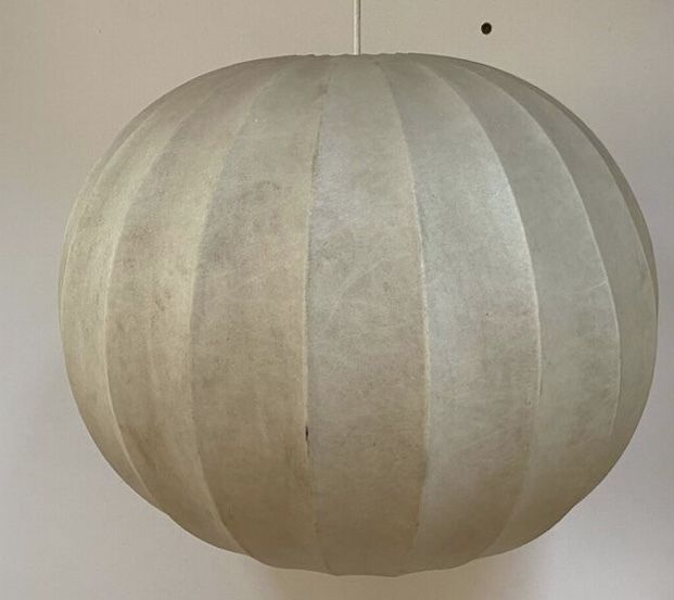Cocoon Pendant Light By Achille Castiglioni, Italy, Circa 1960. photo Lighting