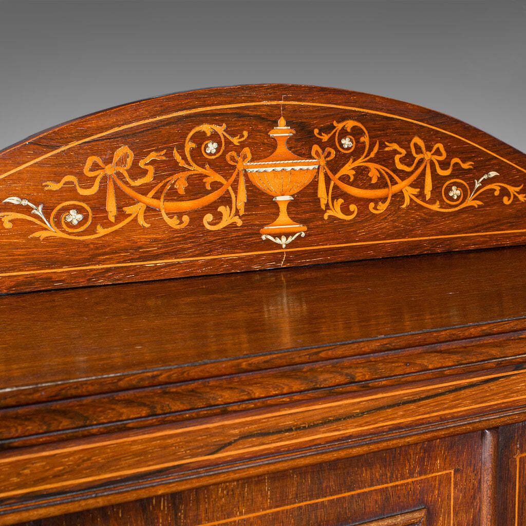 photo furniture Antique Tall Davenport, English, Walnut, Bureau Cabinet, Victorian, Circa 1860