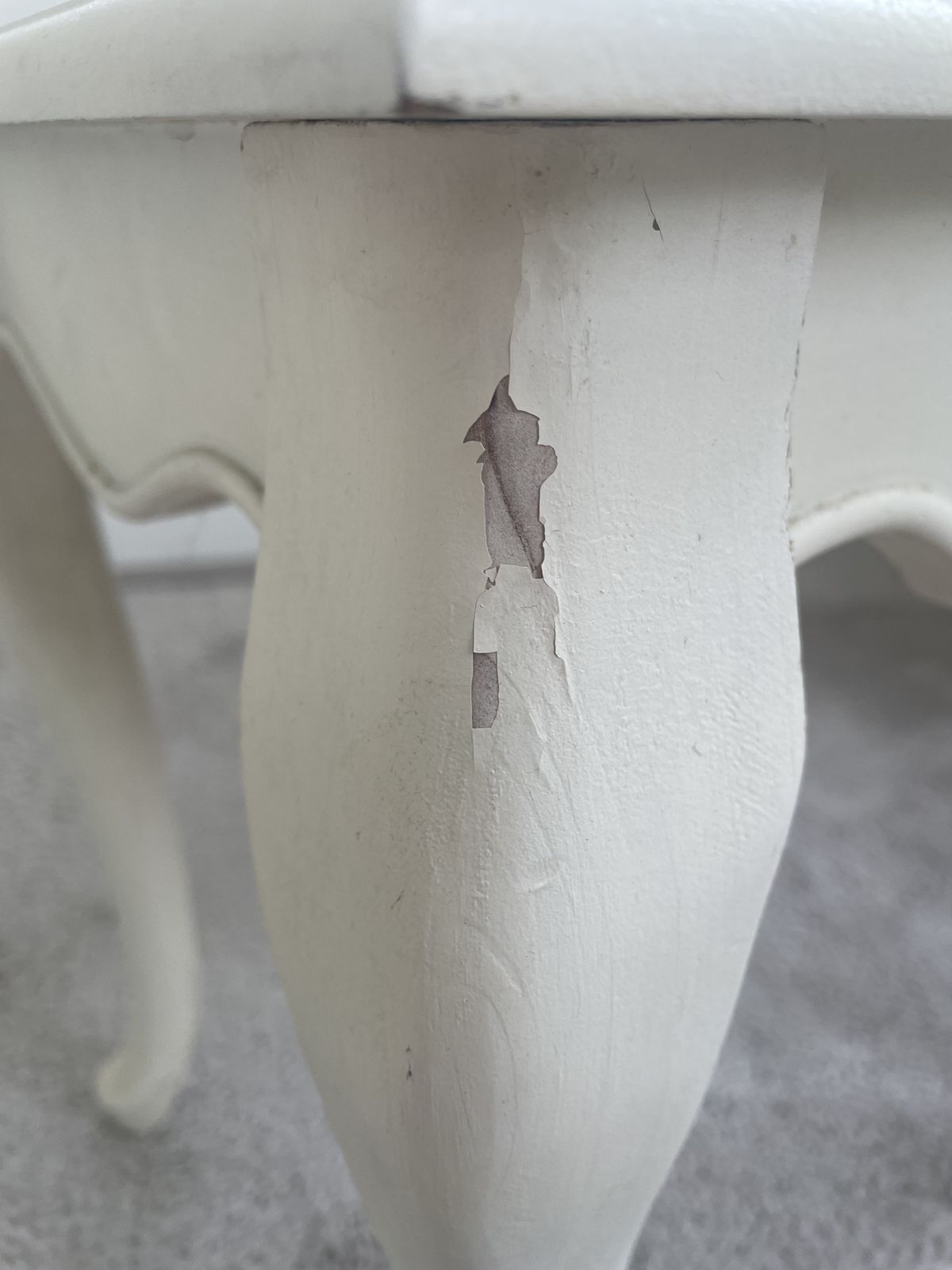 French Provençal Style Side Table photo furniture