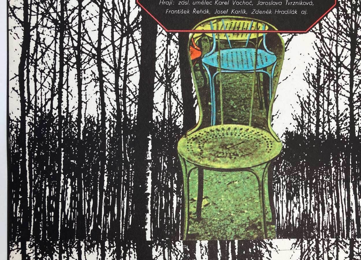 Movie Poster, The Field Overgrown With Thorn Bushes, Milan Grygar, 1980 photo vinterior
