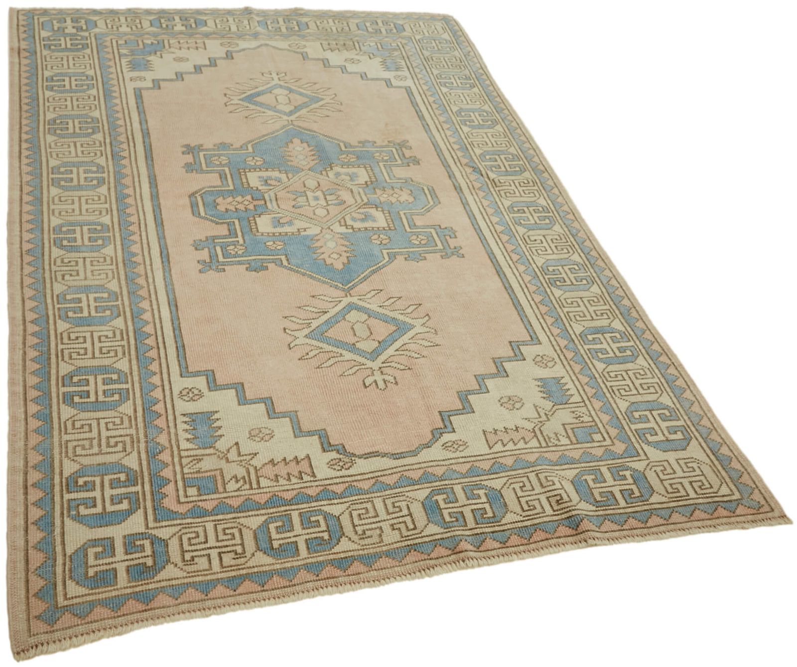 Handmade Vintage Beige Anatolian Rug 162 Cm X 226 Cm photo furniture