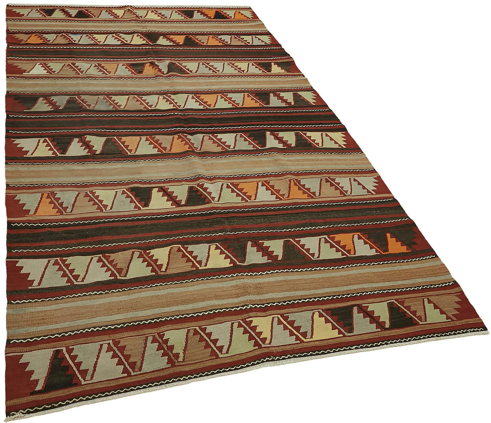 Handmade Multicolor Oriental Kilim Rug 148 Cm X 233 Cm photo furniture