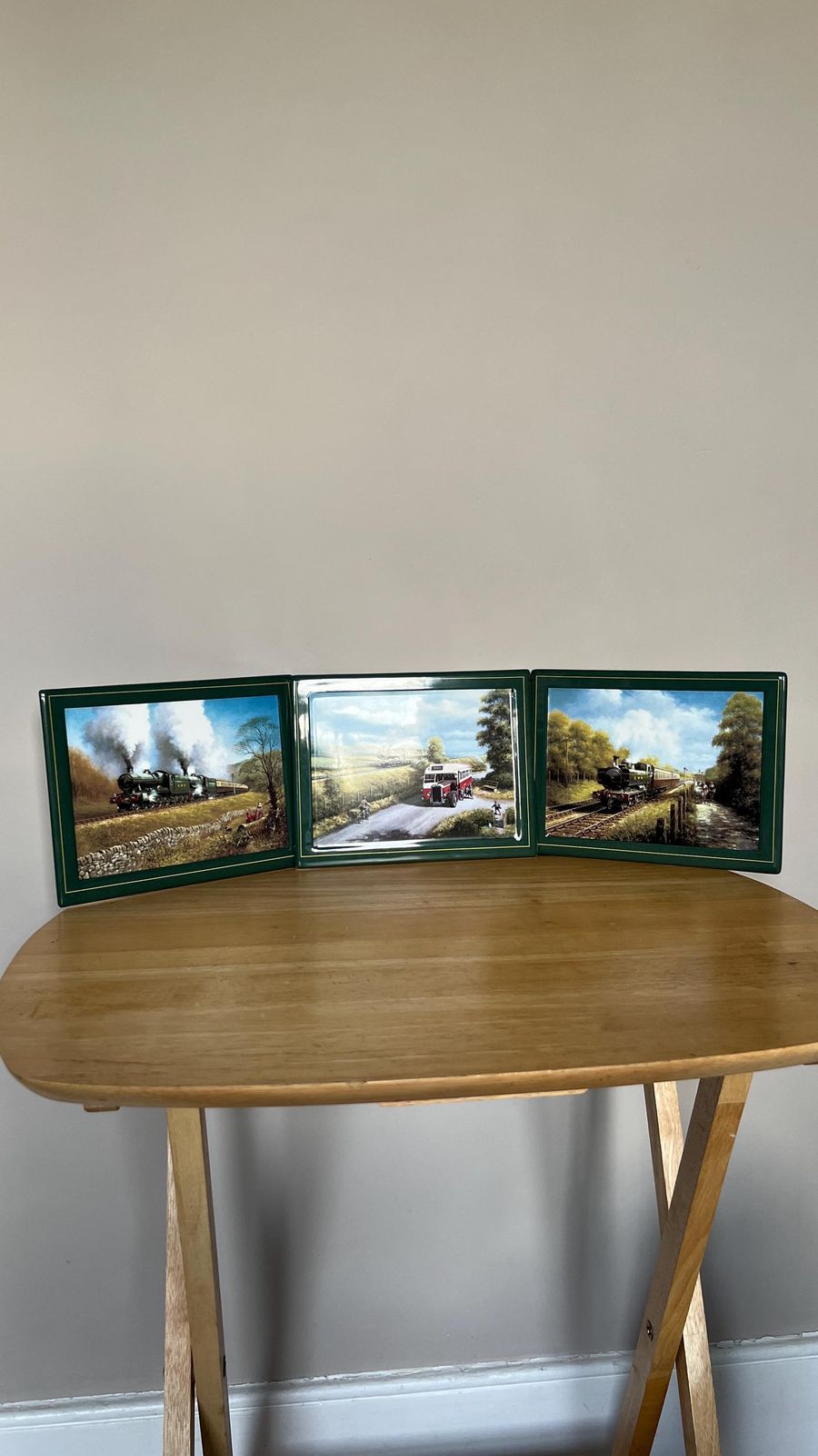 Set Of 3 Limited Edition Ceramic Plates – Great Western Memories Steam Train Series
