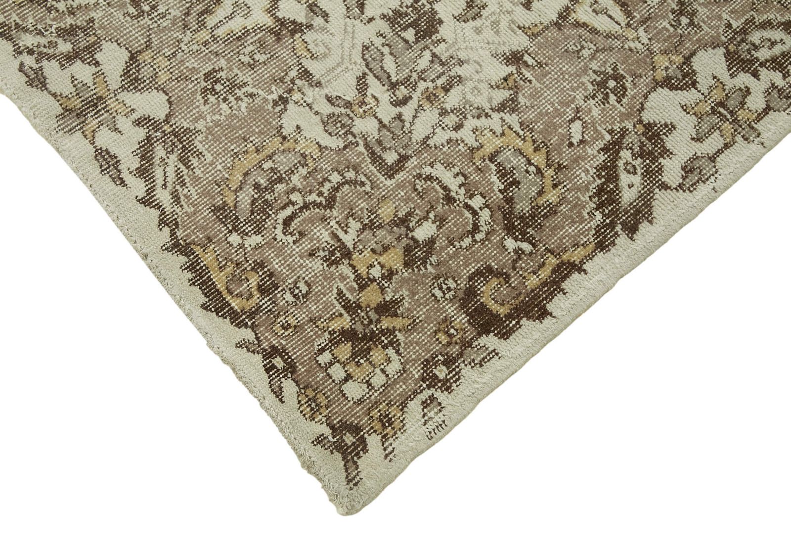 Handmade Beige Turkish Vintage Area Rug 220 Cm X 315 Cm photo Textiles