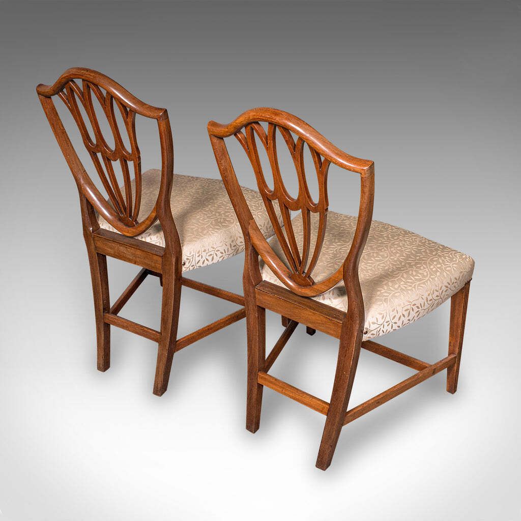 Antique Dining Chair Suite, English, Carver & Slipper Chairs, Georgian, C.1800 photo buy