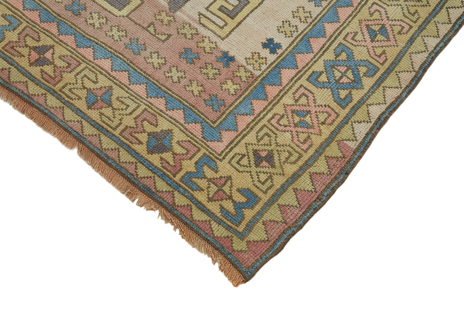 Handmade Vintage Purple Anatolian Rug 141 Cm X 220 Cm photo Textiles
