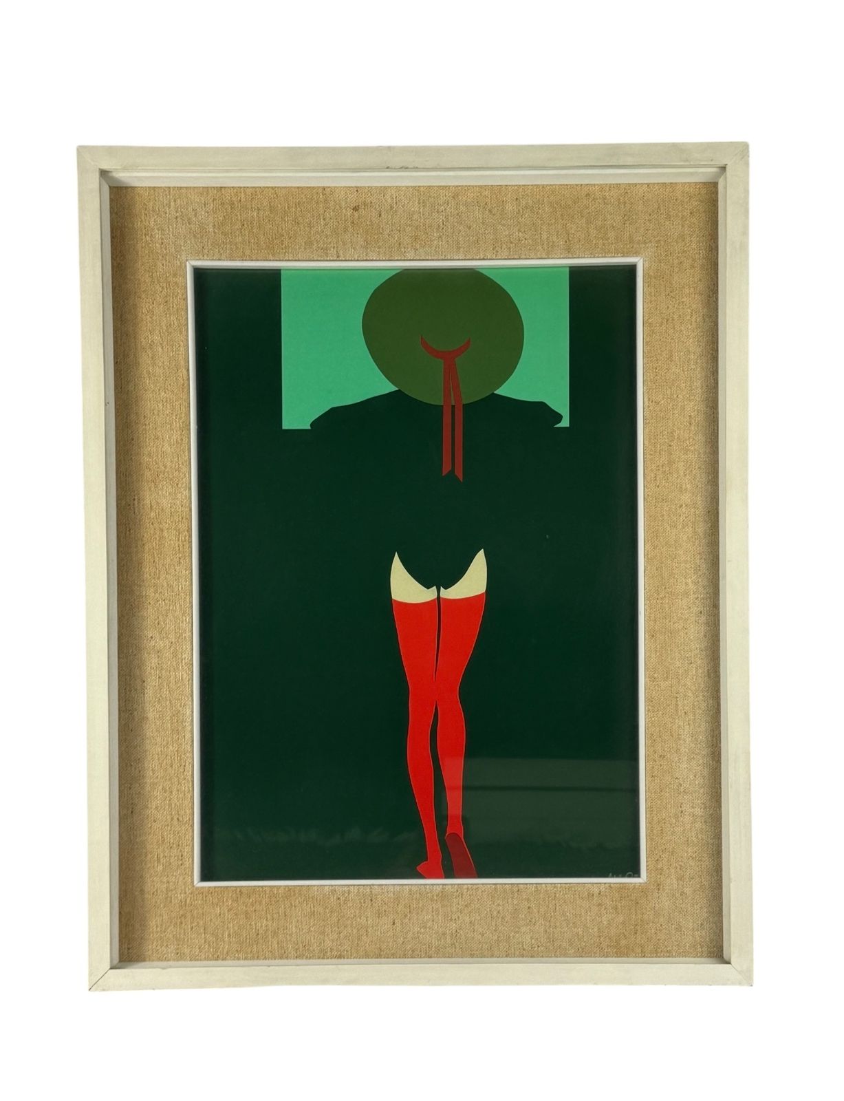 Amleto Dalla Costa, Original Serigraph Framed, Milan Italy 1980s photo for sale