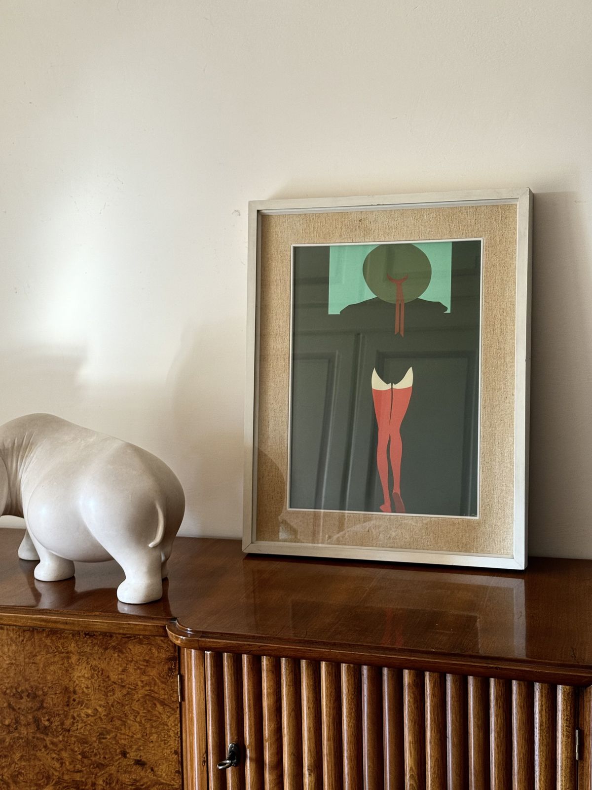 Amleto Dalla Costa, Original Serigraph Framed, Milan Italy 1980s photo buy
