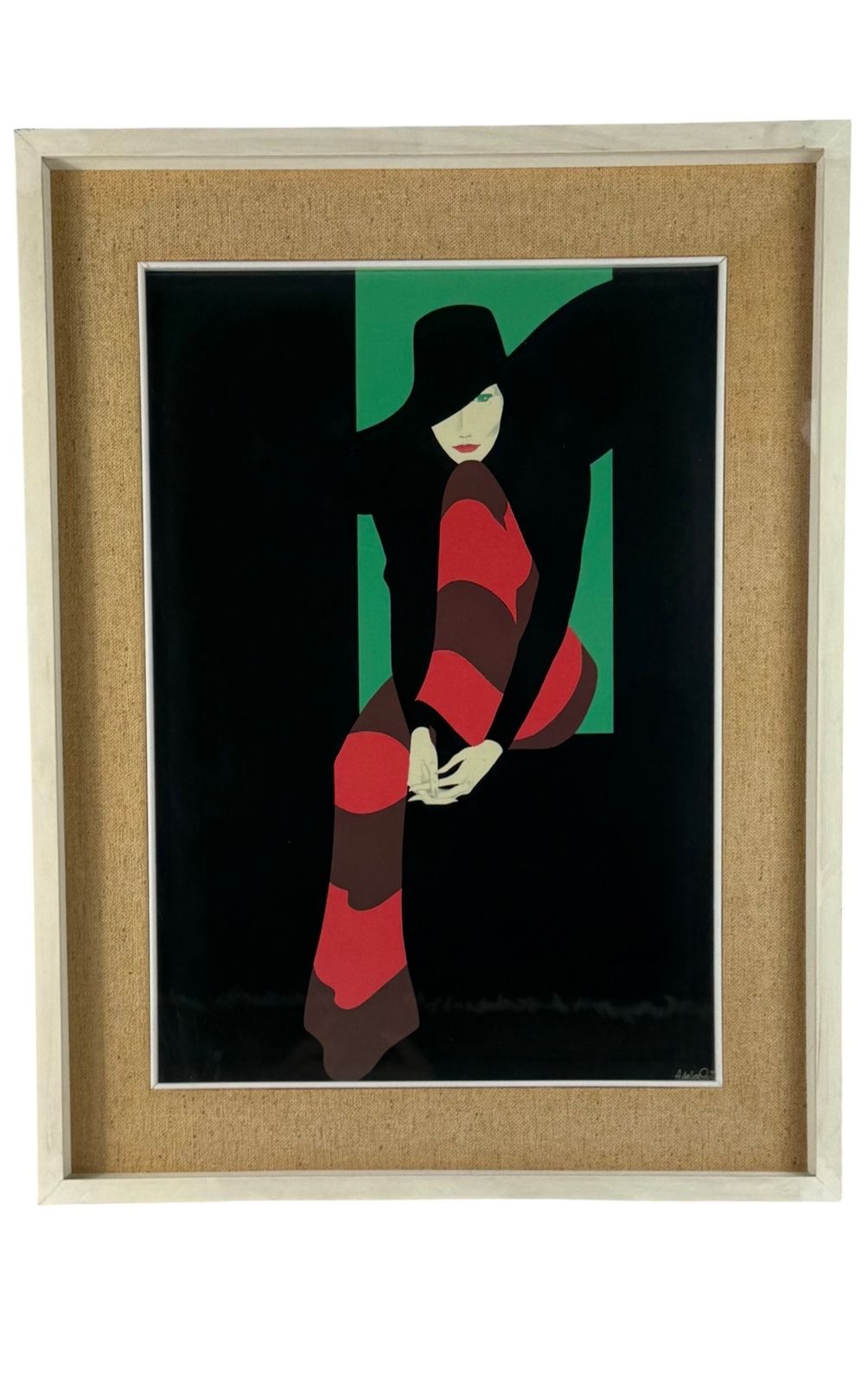 Amleto Dalla Costa, Original Serigraph Framed, Milan Italy 1980s photo 400.0