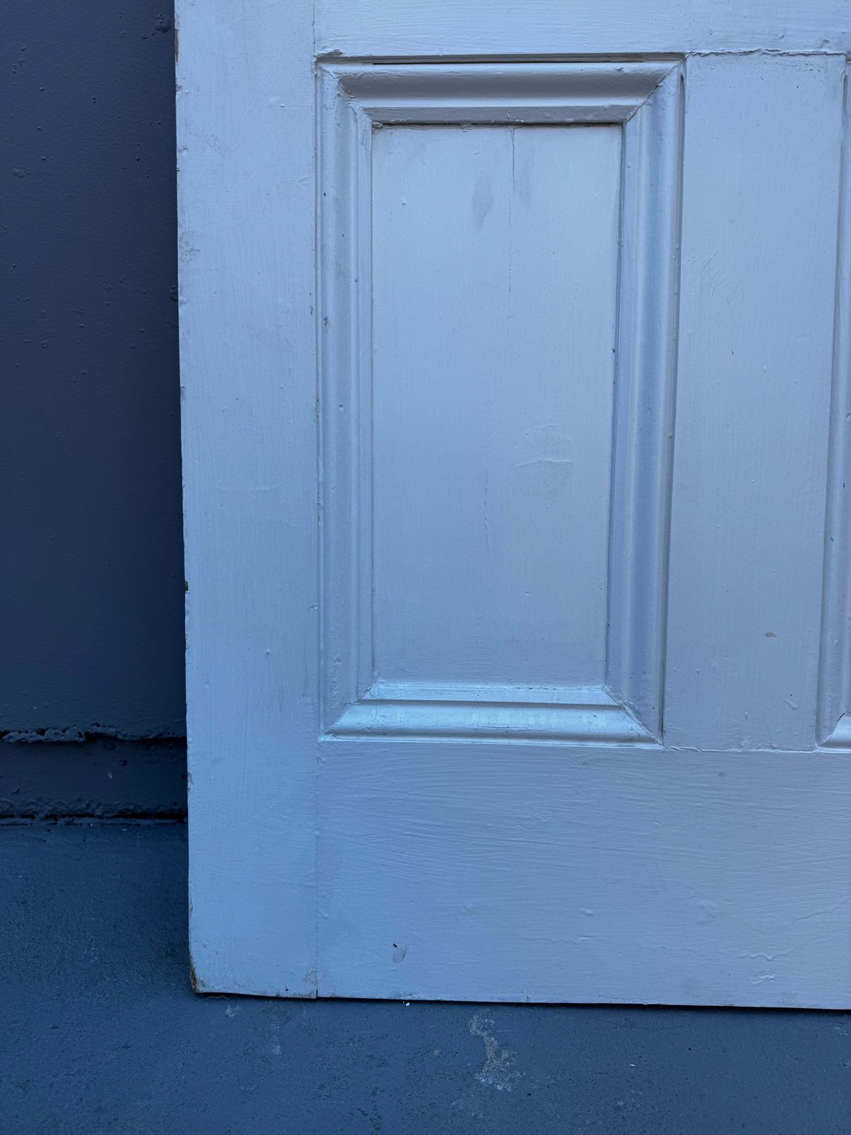 Antique Victorian 4 Panel Door   202cm X 80.5cm photo 240.0